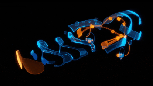 An image of a musical note on a black background.